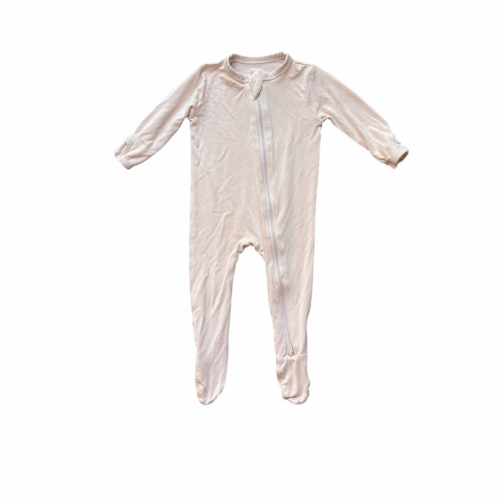 Kyte Baby Pale Pink Bamboo Footy Pajamas